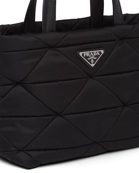 prada padded re-nylon tote bag